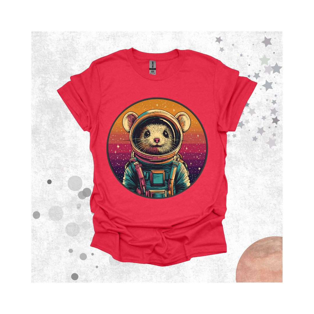 Rainbow Space Mouse T-Shirt