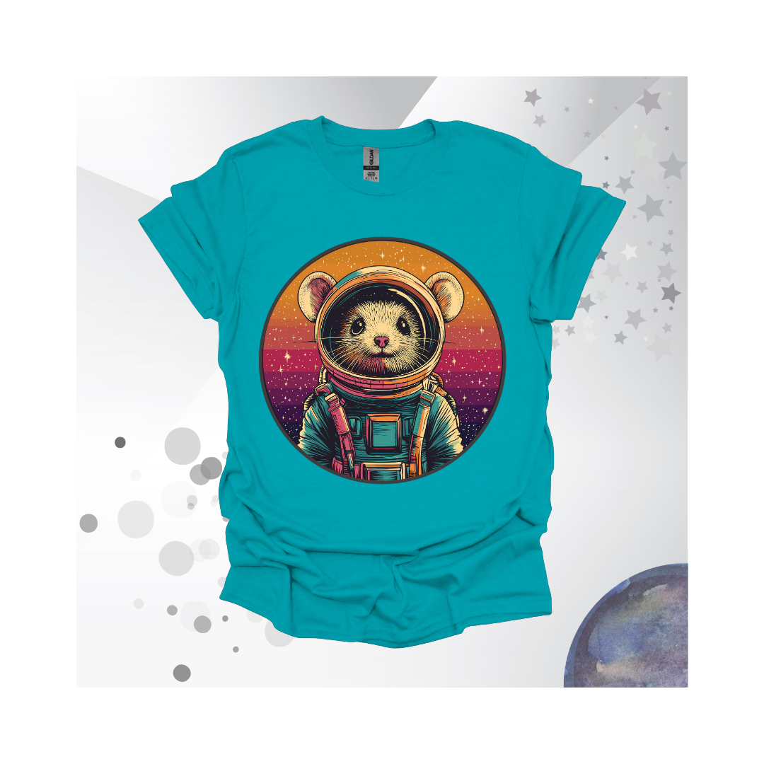 Rainbow Space Mouse T-Shirt