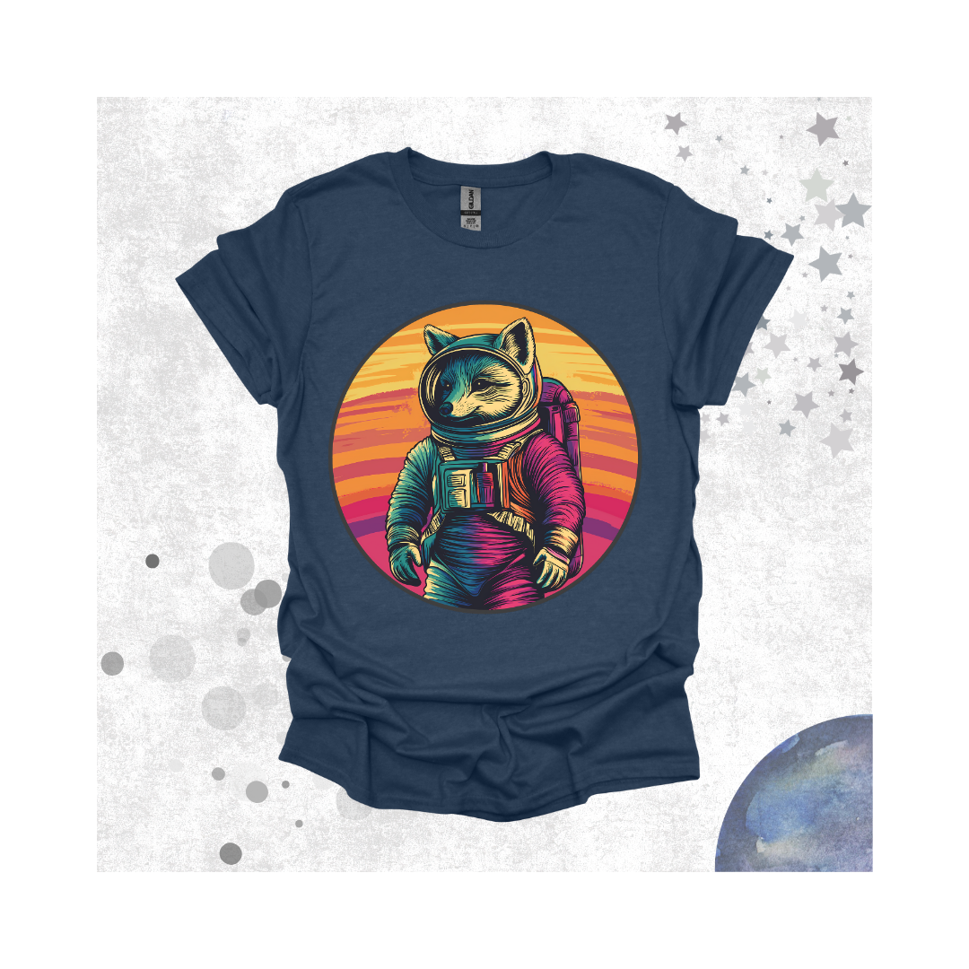 Rainbow Space Fox T-Shirt