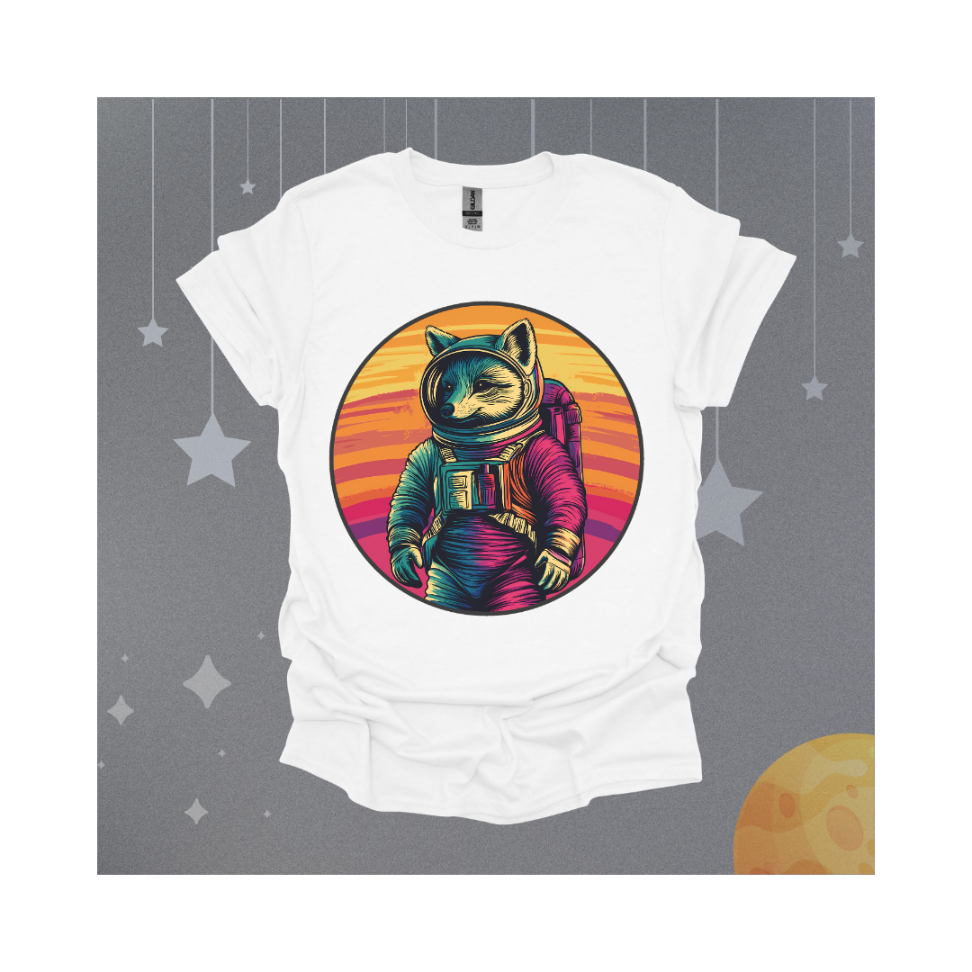 Rainbow Space Fox T-Shirt