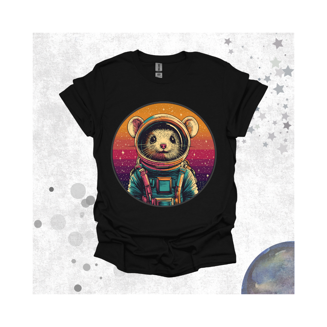 Rainbow Space Mouse T-Shirt