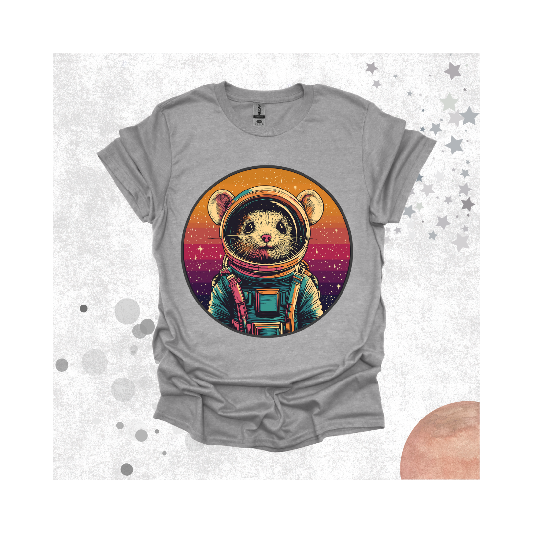 Rainbow Space Mouse T-Shirt